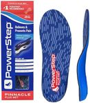 PowerStep Pinnacle Plus Ball of Foot Pain Relief Orthotics - Shoe Inserts for Metatarsalgia, Arch Support, and Morton's Neuroma Pain Relief - Shoe Insoles with Metatarsal Pad (M 14-15)