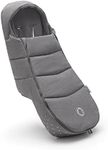 Bugaboo Footmuff, Must-Have Pushchair Accessory, All-Season and Waterproof, Warm and Breathable Cosy Toes in Grey Mélange