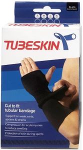 Tubeskin Cut to Fit Tubular Bandage, Medium, Black