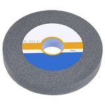 sourcing map Bench Grinding Grinding Wheel 150mm x 32mm 6 Inch 80 Grit 0.8" Thickness 1-1/4 Inch Arbor Aluminum Oxide Grinding Wheel Grinding and Cutting Grinder Wheel for Cars Machinery, Grey