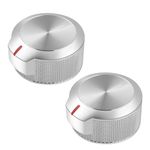 New W11156487 W10823529 Burner Control Stove Knobs Replacement for KitchenAid Whirlpool Oven Range Cooktop Knobs Parts(2pcs)