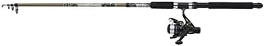 Mitchell Tanager Camo II Tele Spin Combo, Telescopic Fishing Rod and Reel Spinning Combo, Ideal for Beginners or Occasional Anglers, Predator Fishing, Pike/Perch/Zander, Green Camo, 1.8m | 5-15g