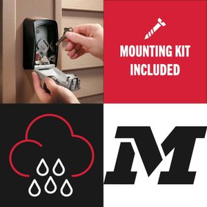 Master Lock Wall Mount Key Safe – Secure Outdoor Storage Box