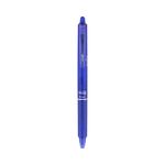 Pilot Frixion Clicker 0.7mm Fine Point Roller Ball Pen with Comfortable Dimpled Grip & Inbuild Eraser | Blue Ink, 1 pcs