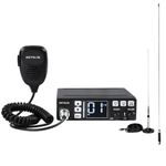 Retevis MB63 CB Radio with Antenna, AM/FM, Portable Mobile Transceiver with ANL, PA Function, VOX, EMG CH9/19, Complete Kit for Truck (1Pcs, Black)
