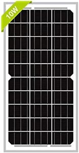 Newpowa 10 Watts 12 Volts Polycrystalline Solar Panel 10W 12V High Efficiency Module RV Marine Boat Off Grid