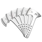 WICING Throwing Axes- 6 Pack, 10.2" Tomahawk Axe, Full Tang with Sheath Stainless Steel Throwing Hatchet, Great for Recreation and Competition