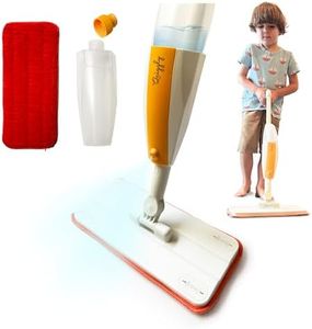 Quiggly Toy Spray Mop for Kids - Toddler Cleaning Set with Real Water Sprayer - Montessori Mini Mop & Sweeper - Kid Mop - Just Squeeze & Spray