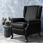 Artiss Recliner Chair Black Leather