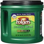 Folgers Classic Decaf Ground Coffee 865g Makes 240 cups American Import