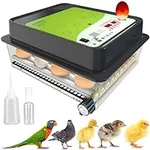 Okköbi OBI-36 Egg Incubator for Hatching Chickens, Ducks & Other Birds + NEW 2024 + 36 Eggs + Automatic Egg Turner + Temperature Control + Humidity Display + Integrated Egg Candler + 5 YEAR WARRANTY