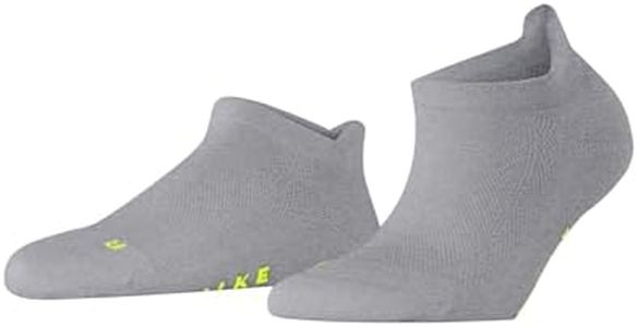 FALKE Women's Cool Kick Sneaker Socks, Grey (Light Grey Melange 3775), 6.5-8.5