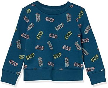 Amazon Essentials Girls' Disney Fleece Pullover Crew Sweatshirts, Star Wars Logo Print, XX-Large