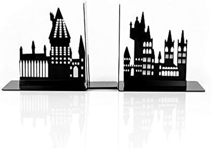 Harry Potter Hogwarts Castle Metal Bookends | Glow in The Dark Castle Design
