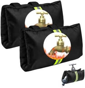 Outdoor Faucet Covers for Winter Insulated Freeze Protection Hose Bib，2PC | Outside Garden Faucet Covers for Winter, Waterproof Reusable Hose Bibs, Insulated Cover for Outside Yard Use