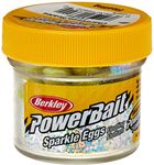 Berkley PowerBait Sparkle Power Eggs Floating Magnum Fishing Bait, Chartreuse with Scales, Irresistible Scent & Flavor, Natural Presentation, Ideal for Trout, Steelhead, Salmon and More