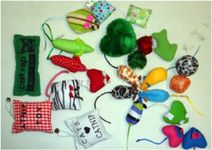 HDP Grab bag CATNIP 24 pieces cat toys bag