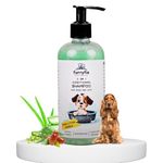 Furryfix Anti Ticks and Fleas 2 in 1 Conditioning Shampoo for Dogs and Cats, 300ml, Anti-Fungal, Antibacterial, Antiseptic, pH Balanced & Cruelty Free Shampoo for All Types of Cats and Dog Shampoo