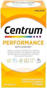Centrum Performance Multivitamins/Minerals Supplement for Men & Women with Ginseng for Energy, 75 Tablets (Packaging May Vary)