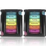 Stackable Daily Pill Organizer - 2 