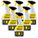 Kilrock Limescale Remover Power Spray Cleaner 6 x 500ml - Rapid Action Formula - 100% Limescale Removal, Destroys Hard Water Stains - Perfect for Bathrooms, Sinks, Shower Screens, Toilets, Baths.