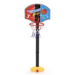 BLOBBLES Adjustable Height Basketball Set for Kids with Stand – Portable Basketball Hoop for Home with Ball – Basketball Stand for Kids Indoor/Outdoor Play for Kids (Pack of 1)