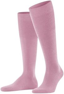 FALKE Mens Airport Dress Socks, Knee-High, Merino Wool Cotton Blend, for Business and Casual, Pink (Light Rosa 8276), US 6.5-7.5 (EU 39-40 Ι UK 5.5-6.5), 1 Pair