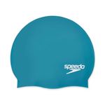 Speedo Unisex-Adult Swim Cap Silicone Elastomeric, Ocean Depths