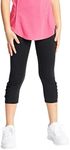 C9 Champion Girls' Performance Capri Leggings, Ebony, L