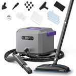 awasky Steam Cleaner: 50s Fast Heat-up Multipurpose Portable Handheld Deluxe Steamer Mop Machine for Car Detailing Home Tile Grout Hardwood Floor Surface Upholstery Couch Mattress Bed Cleaning