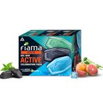 Fiama Men Gel Bar Active Celebration Pack with 3 Unique Gel Bars, 375g (125g - Pack of 3),Charcoal and Grapefruit, Refreshing Pulse and Energising Sport for Moisturised Skin, Soap for Men, For All Skin Types