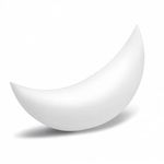 Intex Giant Moon Floating LED Light 6 Colours, 135 x 43 x 89 cm, Perfect for Garden Lighting