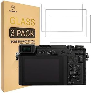 Mr.Shield Verre Trempé compatible avec Panasonic Lumix DC-GX9 GX9 G9 GX7 II III Camera [Lot de 3] Film Protecteur d'écran Vitre Protecteur 9H Dureté