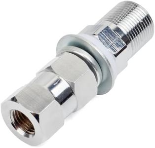 HYSHIKRA SO239 to 3/8 x 24 Antenna Adapter, Heavy Duty CB Antenna Stud Mount Adaptor with UHF-Female Connector for Mounting CB Antennas Ham Radio