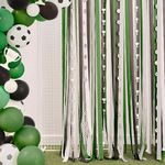 Ginger Ray FT-113 Paper Streamer Football Party, Backdrop Decoration