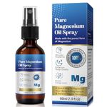 Pure Magnesium Oil Spray,100% Pure & Natural Magnesium Oil Spray for Feet Magnesium Spray for Sleep 2.02 Fl.oz