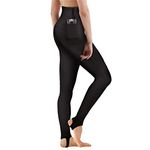 CtriLady Women's Wetsuit Pants Premium 2mm Neoprene Sauna Leggings for Workout Swimming Surfing and Snorking (Black, S)