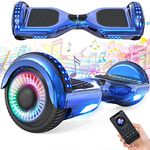 HOVERMAX Hoverboards, 6.5" Hoverboard for Kids with Bluetooth and LED Light, Powerful Dual Motor, Gift for Kid and Adult