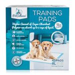 Boom! PetCellence Puppy Pads 40 Pack - 60 x 90cm Extra Large Dog Training Pads with Anti-Slip Tabs! Super Absorbent, Leak-Proof Pee Mat - Eliminate Odour & Mess!