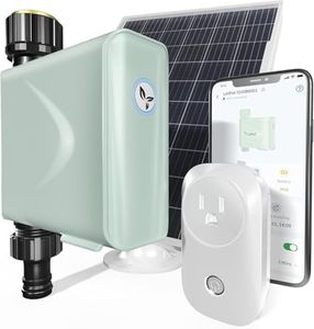 LetPot Smart WiFi Water Timer for Garden Hose Faucet, [Solar-Powered 365Days Uninterrupted Power] Sprinkler Timer Outdoor Programmable