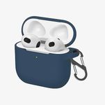 YellowInc Case Cover Compatible with Apple AirPods 4 (Earbuds Not Included) (Navy Blue)