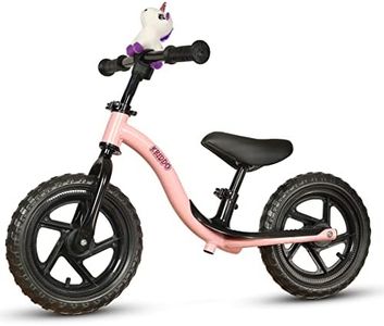 KRIDDO Bicicletta Senza Pedali per Bambini di 2 Anni, Età 24 Mesi a 5 Anni, Bicicletta Interattiva per Apprendimento Precoce con Stabilità, Regalo per Bambini e Bambine di 2-5 Anni, Rosa