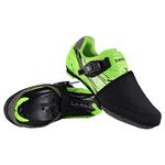 ROCKBROS Cycling Overshoes High Reflective Winter Spring Warm Shoes Covers Waterproof Windproof Fleece Shoe Cover Feet Gaiters MTB Road Bicycle Bike Racing (S for 38-42 / L for 42-46) (L for 42-46)
