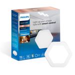 Philips Wiz Smart Colour Changing, Dimmable, Wi-Fi Enabled 15-watt Hexastyle LED Ceiling Downlighter (Cutout: 6inch) | Compatible with Amazon Alexa & Google Assistant| Pack of 1