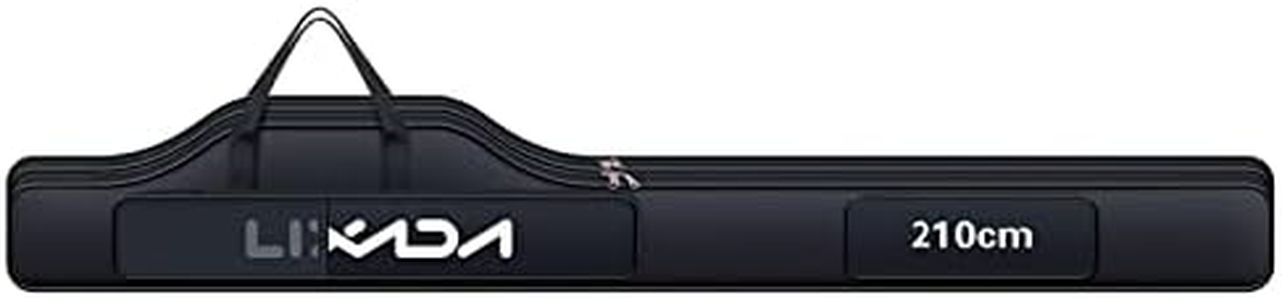 210cm Fishing Bag Portable Folding Fishing Rod Reel Bag Fishing Pole Gear Tackle Tool Carry Case Carrier Travel Bag Storage Bag Organizer