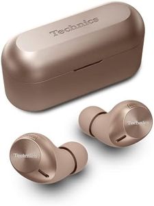 Technics EAH-AZ40 Cuffie Wireless In Ear, Auricolari Bluetooth, con Tecnologia JustMyVoiceTM, Durata della Batteria di 25 Ore, Oro Rosa