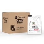 Castrol GTX CK-4 Conventional Diesel Motor Oil, 15W-40, 1 Gallon, Pack of 3