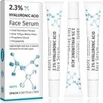 3-Pack 2.3% Hyaluronic Acid Serum for Face Anti-Aging Anti-Wrinkle Deep Hydration (15ml Each)