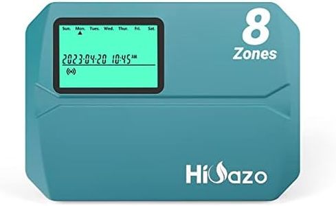 HiOazo Smart Indoor Sprinkler Controller 8 Zone, WiFi Irrigation System Controller, Free APP, Support Rain Sensor (HO-SC-8W)
