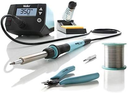 Weller WE 1010 Education Kit (T0053298390) 70W/230V WE Digital Soldering Station Kit with 2 Tips, Shear Cutter and Solder Wire, Temperature Range 100°C – 450°C